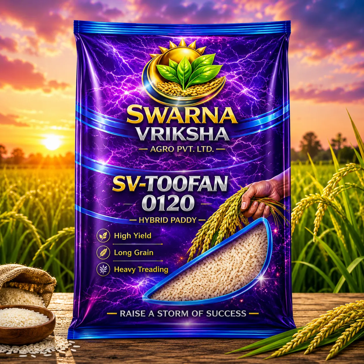 HYBRID PADDY SEED SV- TOOFAN 0120